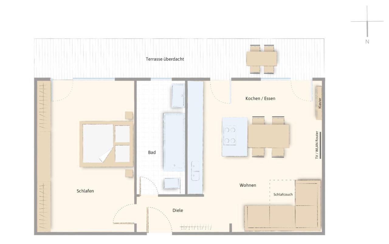 Moderne Ferienwohnung Nahe Swr Und Golfplatz Baden-Baden Zewnętrze zdjęcie